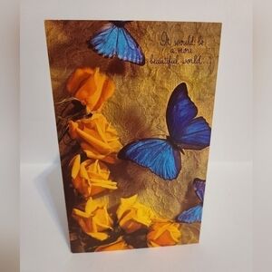 Vintage Fantusy | Blue Butterfly Thank You Card
